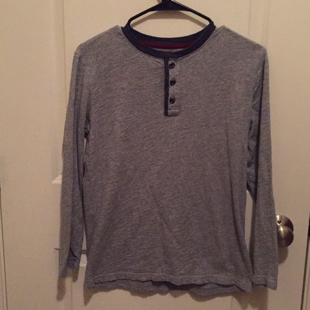Old Navy 1/4 button long sleeve size BOYS XL